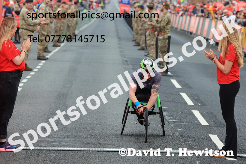 Great North Run Wheelchair, 2025 AJ Bell Great North Run. Photo: David T. Hewitson/Sports for All Pics